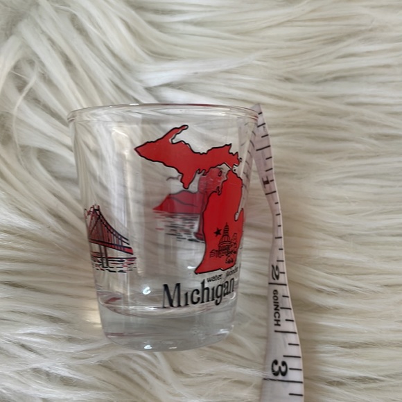 State Michigan shot glass bar alcohol glass collection shooter cocktail beer - Picture 7 of 11